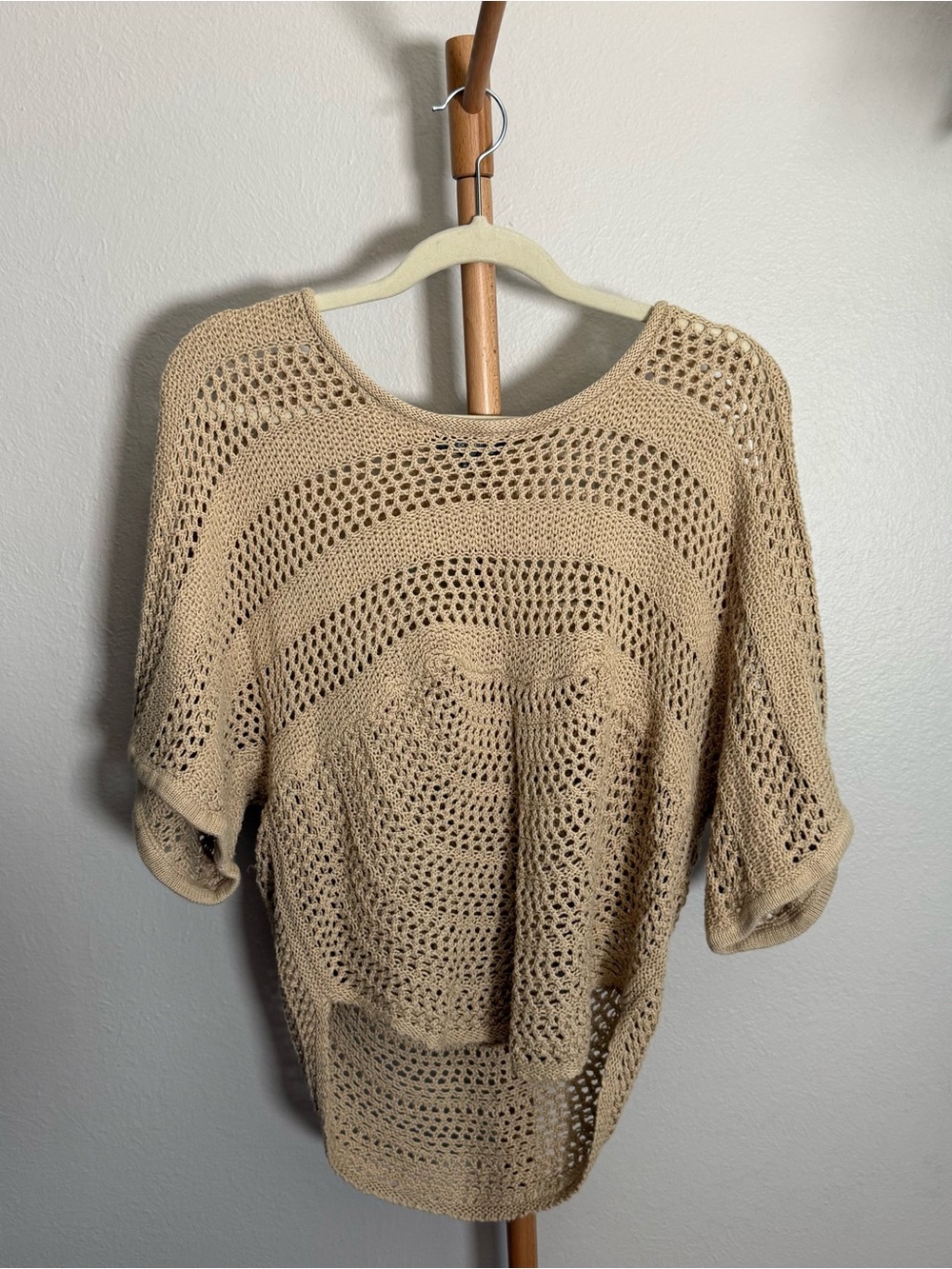 My Collection Brown Knit Sweater Blouse Women’s Medium